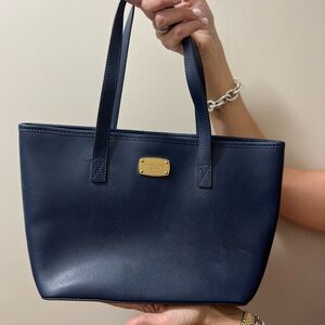 Navy blue Michael Kors purse
